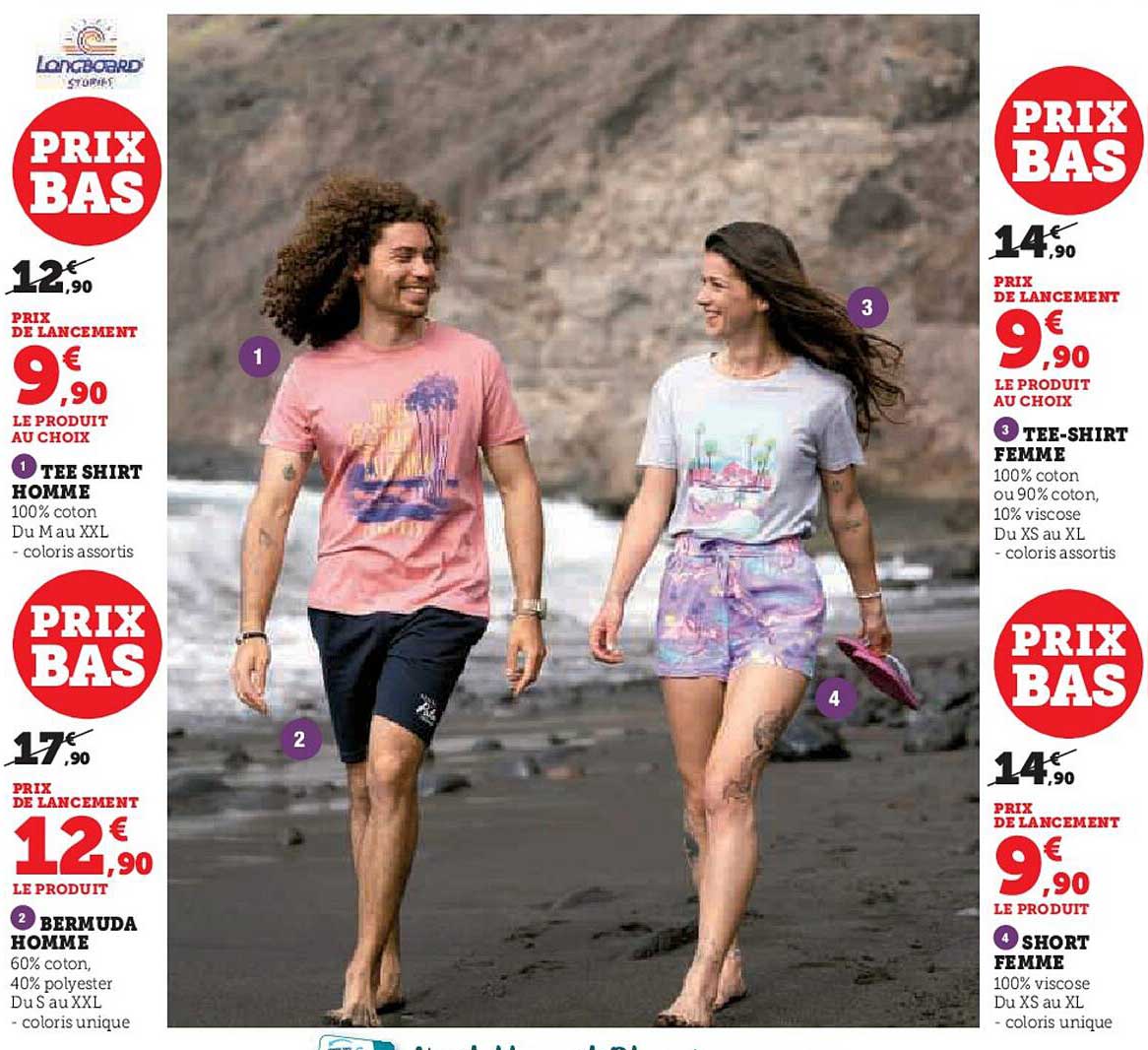 Tee Shirt Homme - Prix de lancement 9,90 €