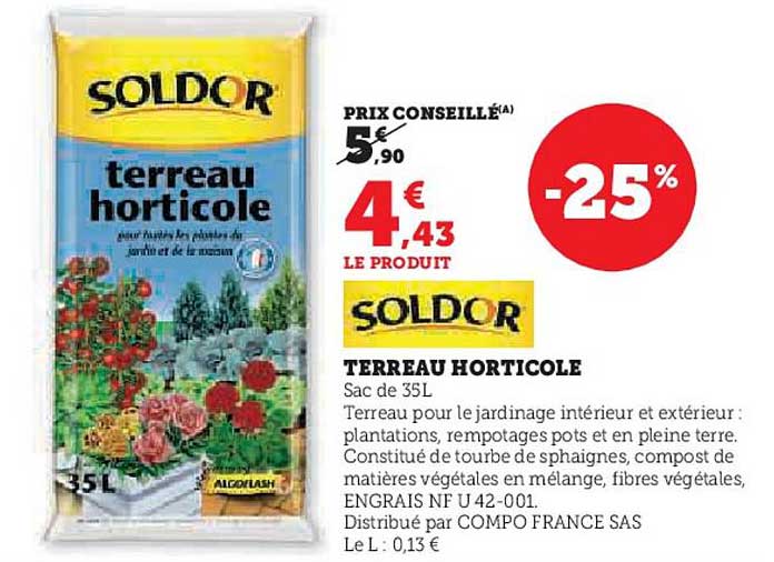 TERREAU HORTICOLE
