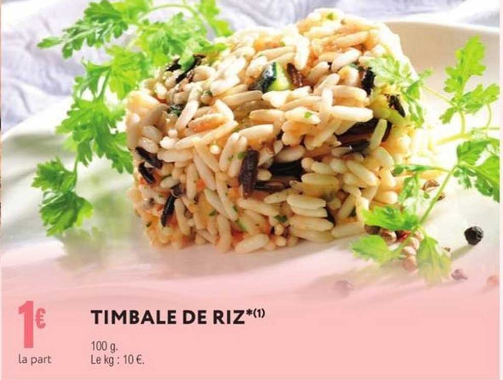TIMBALE DE RIZ