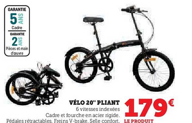 VÉLO 20" PLIANT