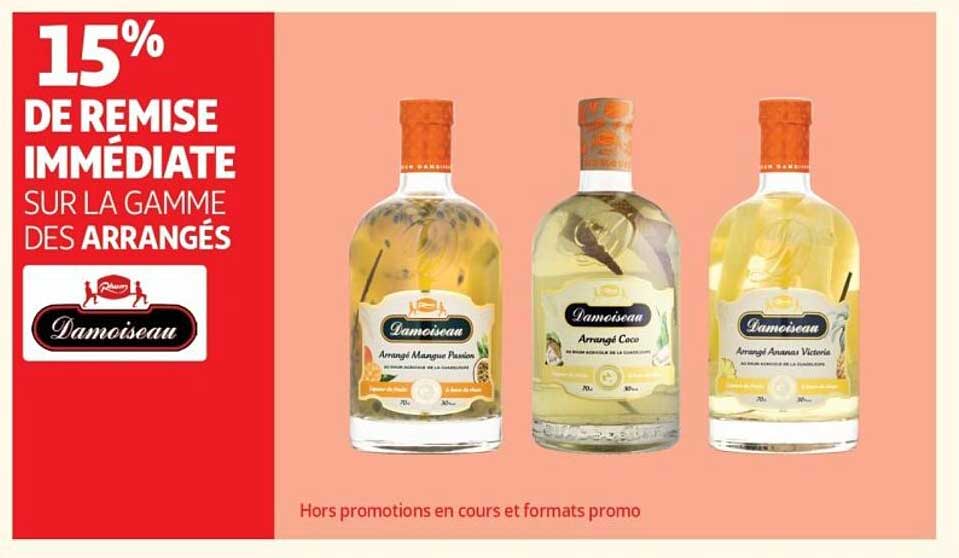 15% DE REMISE IMMÉDIATE SUR LA GAMME DES ARRANGÉS Damoiseau