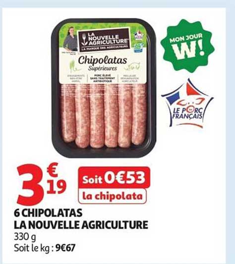 6 CHIPOLATAS LA NOUVELLE AGRICULTURE