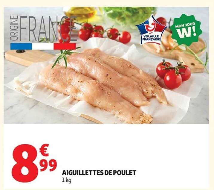 AIGUILLETTES DE POULET 1 kg