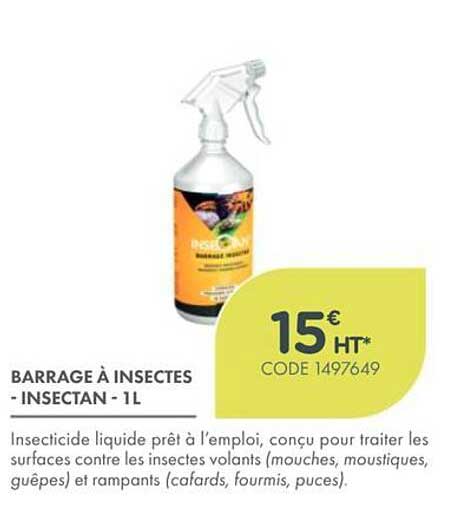 BARRAGE À INSECTES - INSECTAN - 1L