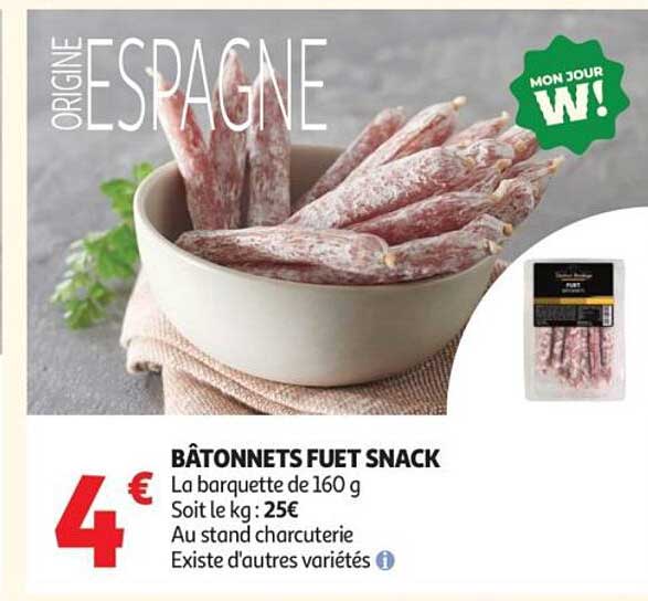 BÂTONNETS FUET SNACK