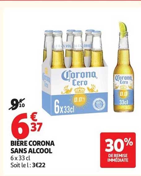 BIÈRE CORONA SANS ALCOOL
