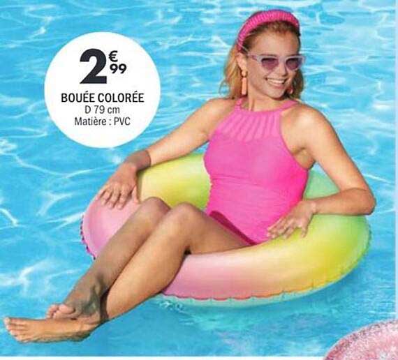 BOUÉE COLORÉE D 79 cm Matière : PVC