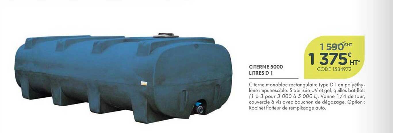 CITERNE 5000 LITRES D 1