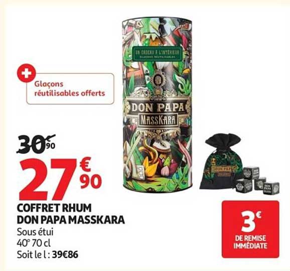 COFFRET RHUM DON PAPA MASKKARA