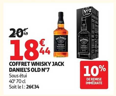 COFFRET WHISKY JACK DANIEL'S OLD N°7