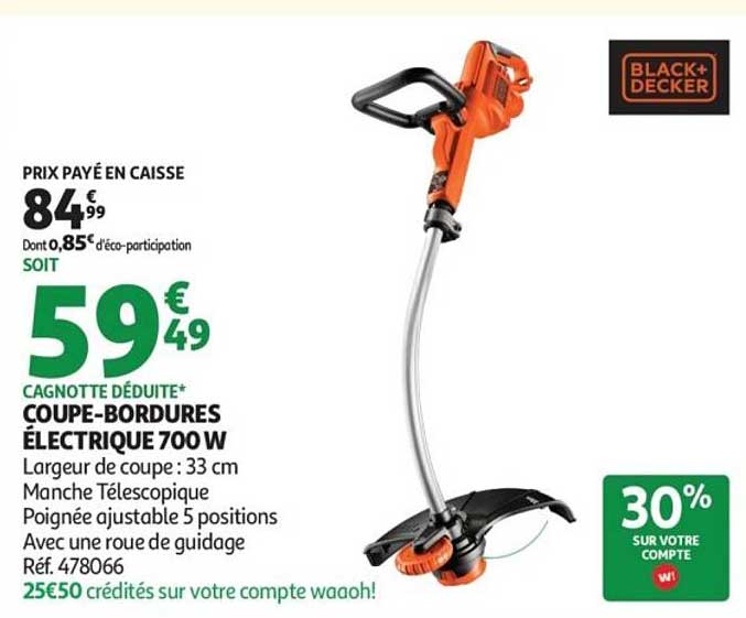 COUPE-BORDURES ÉLECTRIQUE 700 W