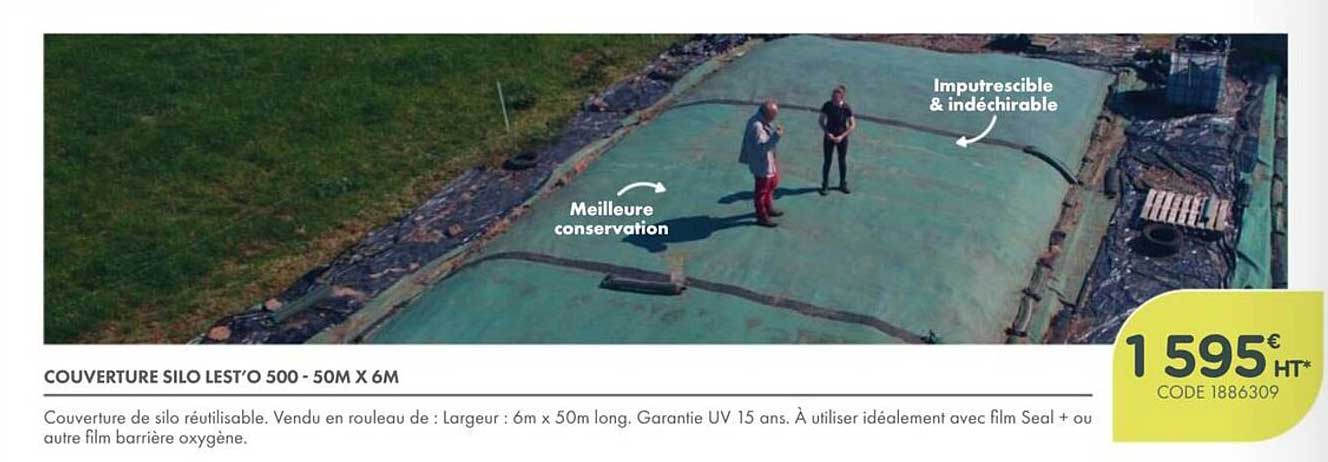 COUVERTURE SILO LEST’O 500 - 50M X 6M