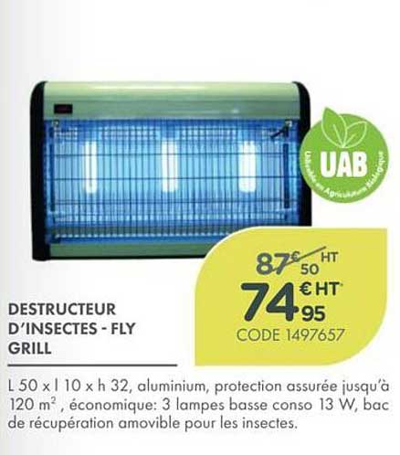 DESTRUCTEUR D’INSECTES - FLY GRILL