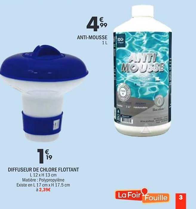 DIFFUSEUR DE CHLORE FLOTTANT