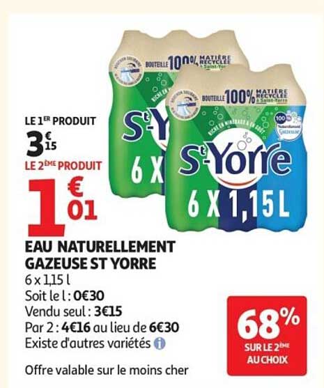 EAU NATURELLEMENT GAZEUSE SYORRE