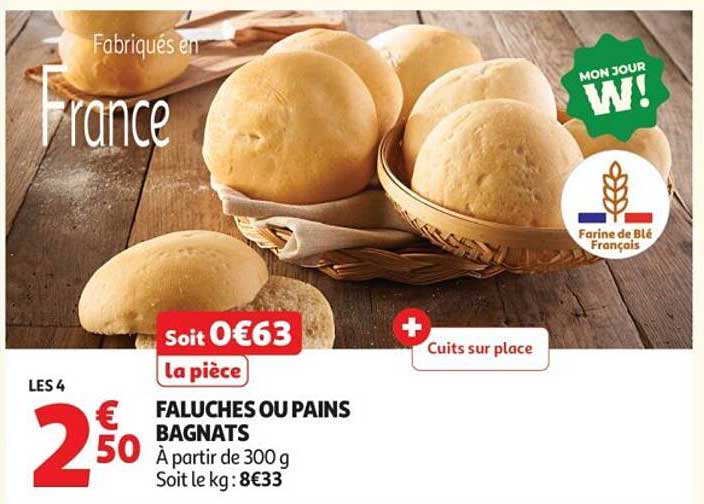 FALUCHES OU PAINS BAGNATS