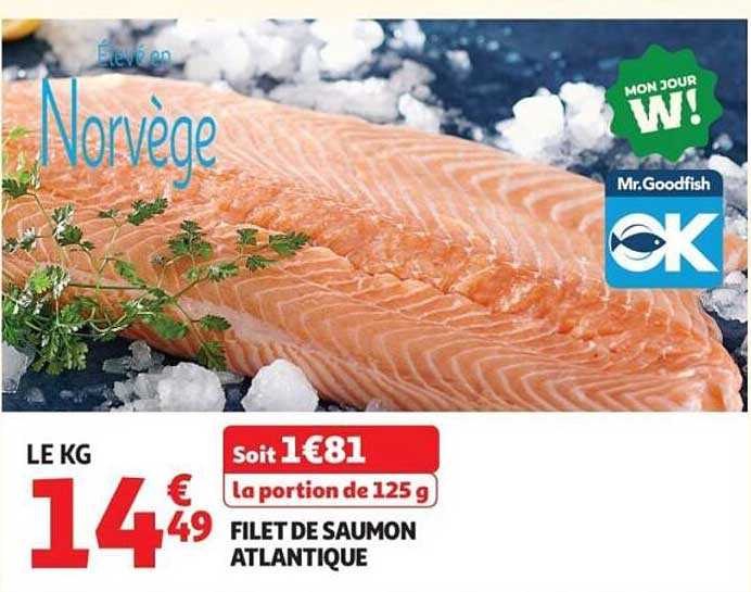 FILET DE SAUMON ATLANTIQUE