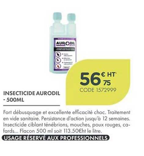 INSECTICIDE AURODIL - 500ML