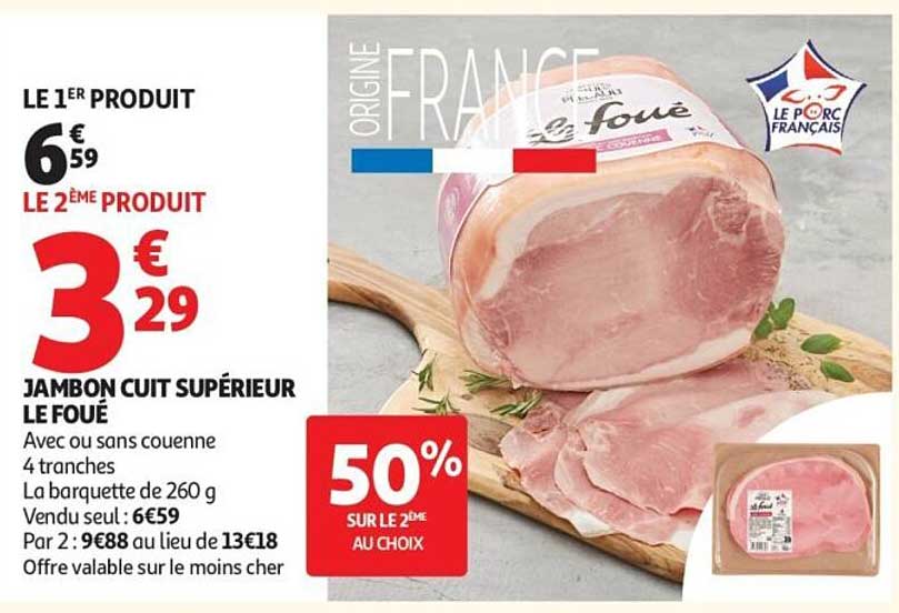 JAMBON CUIT SUPÉRIEUR LE FOUÉ