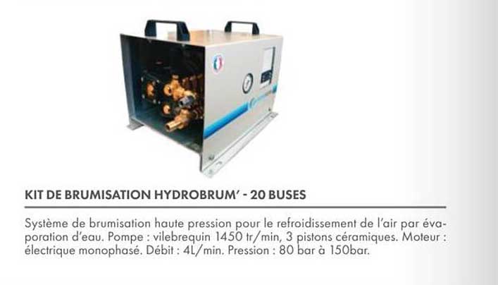 KIT DE BRUMISATION HYDROBRUM' - 20 BUSES