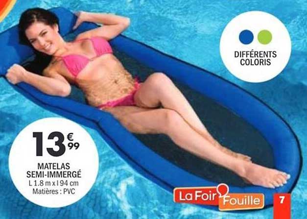 MATELAS SEMI-IMMERGÉ