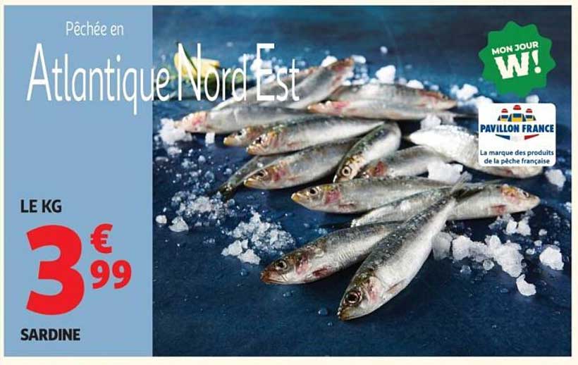 Pêchée en Atlantique Nord-Est