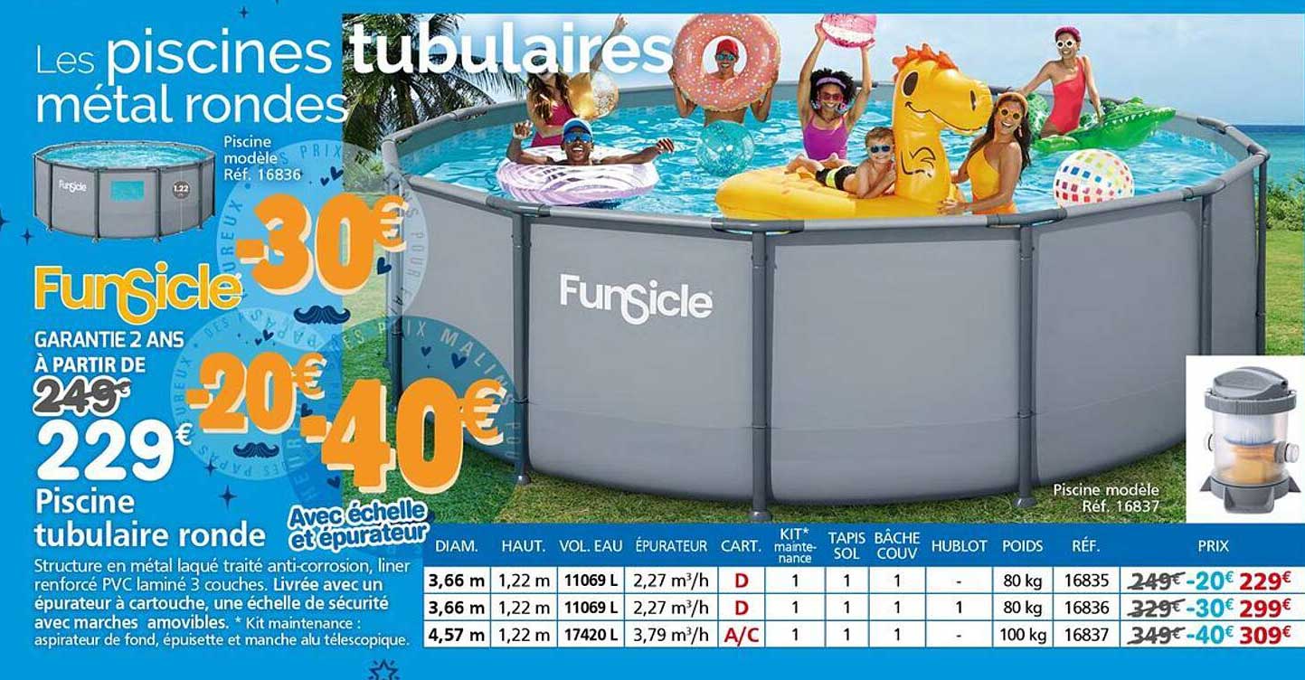 Piscine tubulaire ronde