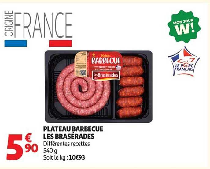 PLATEAU BARBECUE LES BRASÉRADES
