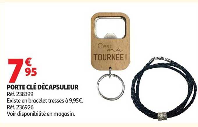 PORTE CLÉ DÉCAPSULEUR