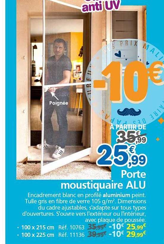 Porte moustiquaire ALU