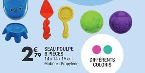 SEAU POUPÉ 6 PIÈCES