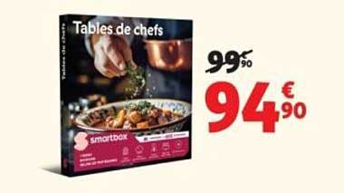 Tables de chefs