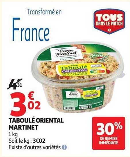 TABOULÉ ORIENTAL MARTINET