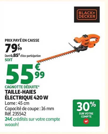 TAILLE-HAIES ÉLECTRIQUE 420 W