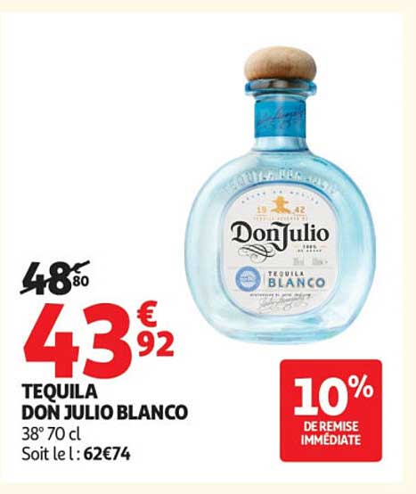 TEQUILA DON JULIO BLANCO