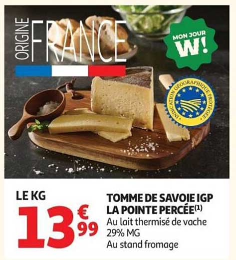 TOMME DE SAVOIE IGP LA POINTE PERCÉE(1)