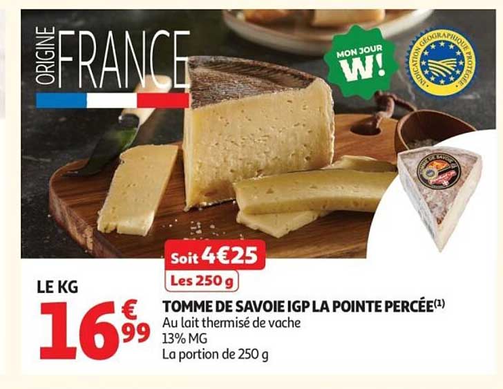 TOMME DE SAVOIE IGP LA POINTE PERCÉE(1)