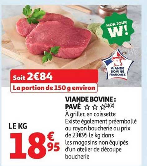 VIANDE BOVINE: PAVE