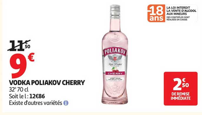 VODKA POLIAKOV CHERRY