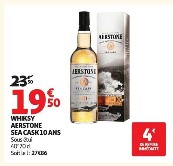 WHISKY AERSTONE SEA CASK 10 ANS