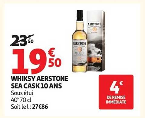 WHISKY AERSTONE SEA CASK10ANS
