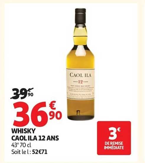 WHISKY CAOL ILA 12 ANS