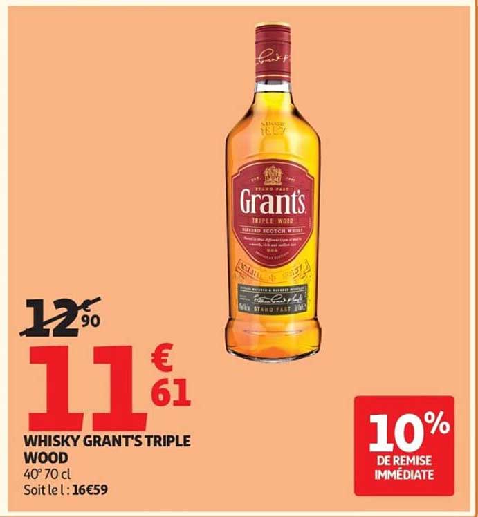 WHISKY GRANT'S TRIPLE WOOD