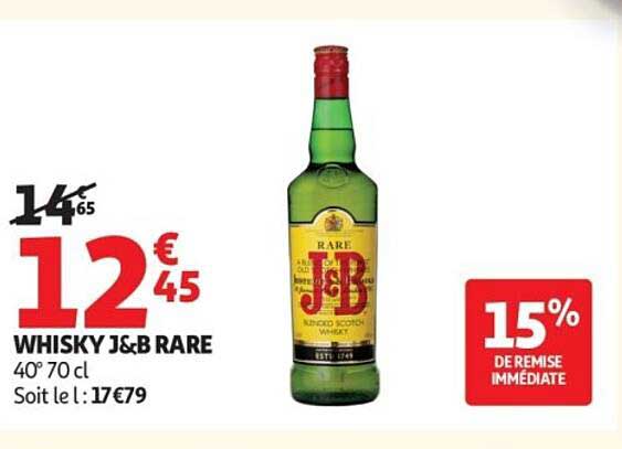 WHISKY J&B RARE
