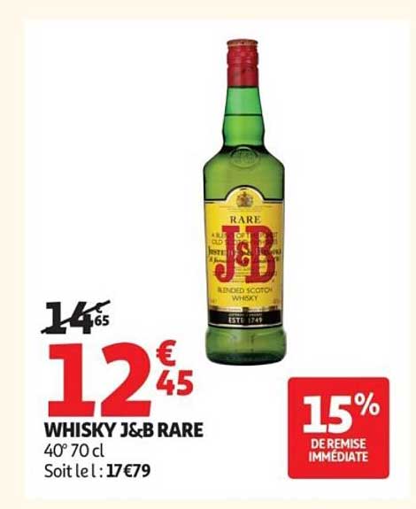 WHISKY J&B RARE