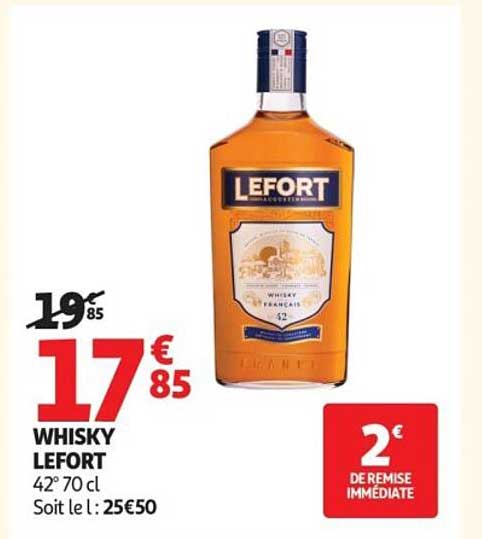 WHISKY LEFORT 42° 70 cl