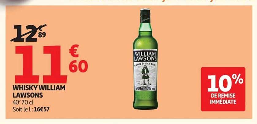 WHISKY WILLIAM LAWSONS