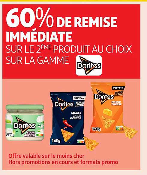 60% DE REMISE IMMÉDIATE SUR LE 2ÈME PRODUIT AU CHOIX SUR LA GAMME