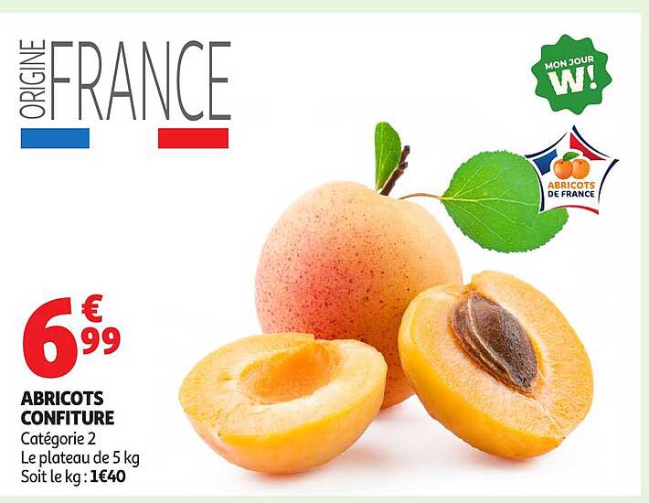 ABRICOTS CONFITURE