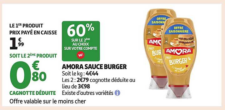 AMORA SAUCE BURGER
